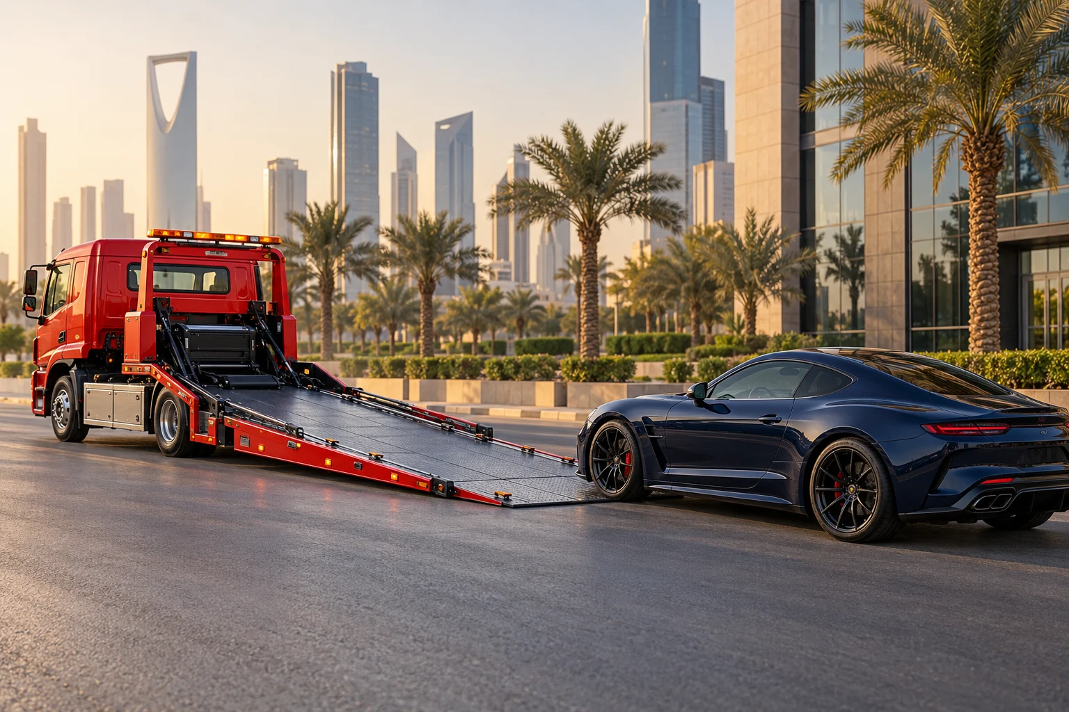 صورة توضيحية لتحميل سيارة رياضية منخفضة